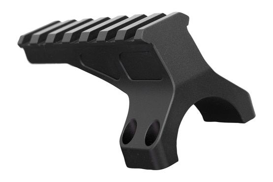 Unity Tactical Diving Board for REKE Scope Mount has a black anodized finish